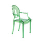 Contemporary Plastic Indoor Open Back Dining Side Chair of 21'' Wide Dining Chair Fruit Green 1 Piece Clearhalo ' kitchen&dining_furn' 'Dining Chairs' 'Dining Tables & Seating' 'dining_chair' 'furn' 'furn_dining_chair' 'Furniture' 'furniture_dining_chair' 'Kitchen & Dining Furniture' 'kitchen' 3484980
