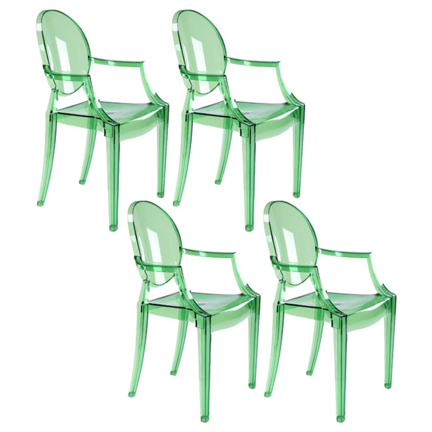 Contemporary Plastic Indoor Open Back Dining Side Chair of 21'' Wide Dining Chair Fruit Green 4 Piece Set Clearhalo ' kitchen&dining_furn' 'Dining Chairs' 'Dining Tables & Seating' 'dining_chair' 'furn' 'furn_dining_chair' 'Furniture' 'furniture_dining_chair' 'Kitchen & Dining Furniture' 'kitchen' 3484982