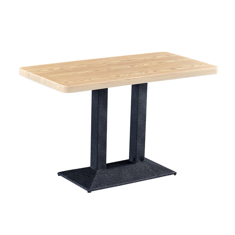 Minimalist Wooden Dining Set Standard Height with Pedestal Base Dining RoomSet for Home Use Clearhalo 'Dining Room Sets' 'Dining Tables & Seating' 'dining_room_set' 'furn' 'furn_dining_room_set' 'Furniture' 'furniture_dining_room_set' 'Kitchen & Dining Furniture' 'kitchen&dining_furn' 'kitchen' 3485043