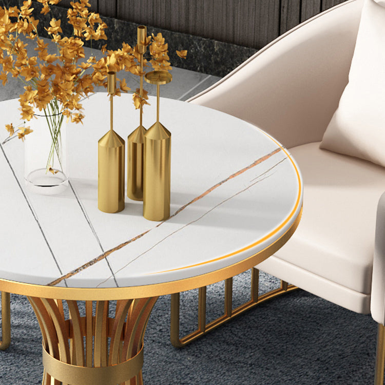 Glam Style Dining Room Set Standard Height with Pedestal Base Dining Furniture Clearhalo 'Dining Room Sets' 'Dining Tables & Seating' 'dining_room_set' 'furn' 'furn_dining_room_set' 'Furniture' 'furniture_dining_room_set' 'Kitchen & Dining Furniture' 'kitchen&dining_furn' 'kitchen' 3485105