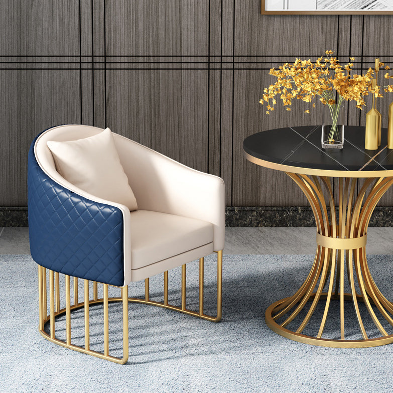 Glam Style Dining Room Set Standard Height with Pedestal Base Dining Furniture Clearhalo 'Dining Room Sets' 'Dining Tables & Seating' 'dining_room_set' 'furn' 'furn_dining_room_set' 'Furniture' 'furniture_dining_room_set' 'Kitchen & Dining Furniture' 'kitchen&dining_furn' 'kitchen' 3485107