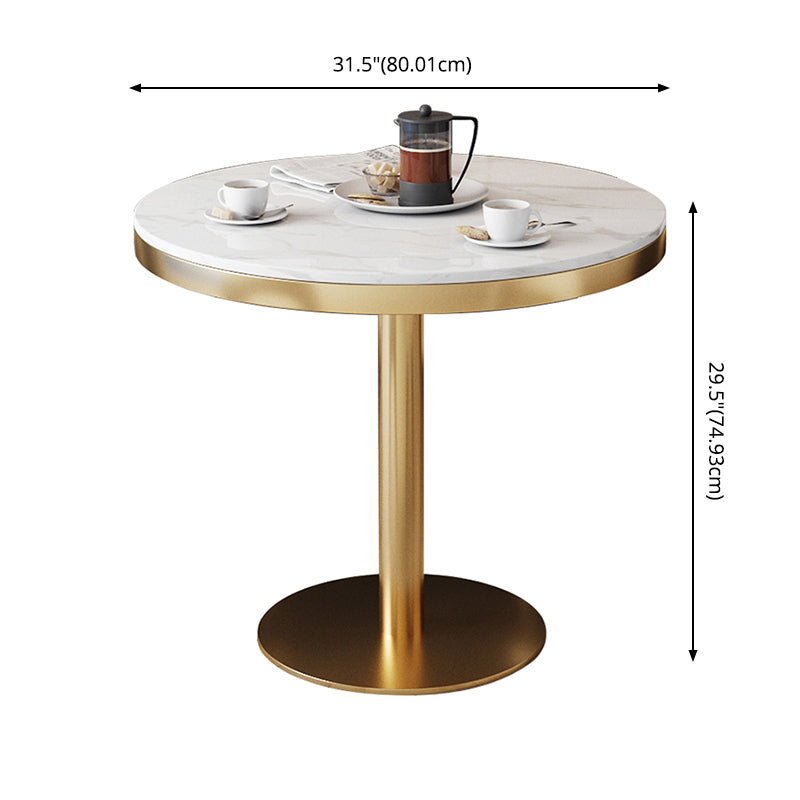 Nordic Sintered Stone Dining Room Set Standard Height with Pedestal Base Dining Furniture Clearhalo 'Dining Room Sets' 'Dining Tables & Seating' 'dining_room_set' 'furn' 'furn_dining_room_set' 'Furniture' 'furniture_dining_room_set' 'Kitchen & Dining Furniture' 'kitchen&dining_furn' 'kitchen' 3485145