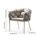 Glam Style Dining Room Set with Round Sintered Stone Top and Pedestal Base Dining Furniture Clearhalo 'Dining Room Sets' 'Dining Tables & Seating' 'dining_room_set' 'furn' 'furn_dining_room_set' 'Furniture' 'furniture_dining_room_set' 'Kitchen & Dining Furniture' 'kitchen&dining_furn' 'kitchen' 3485214