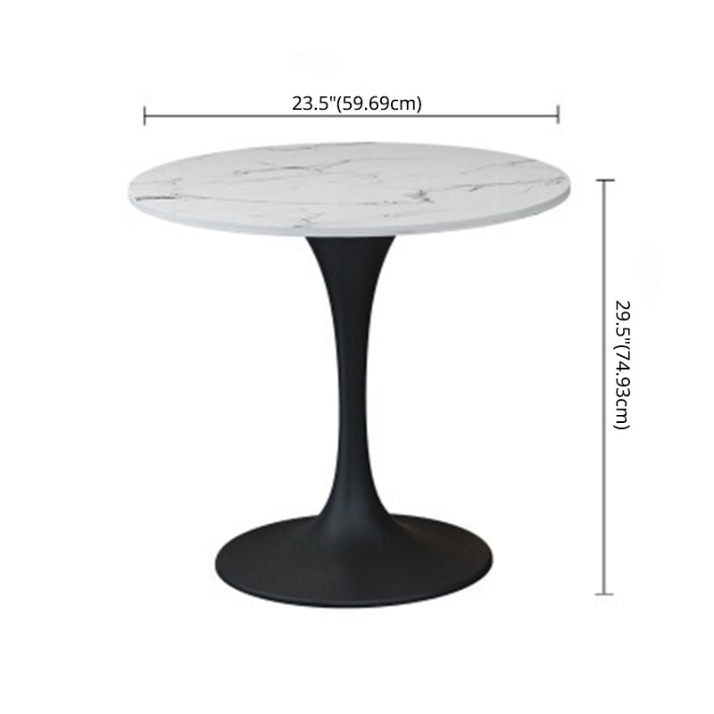 Glam Style Sintered Stone Dining Room Set with Black Leg Dining Furniture for Home Use Clearhalo 'Dining Room Sets' 'Dining Tables & Seating' 'dining_room_set' 'furn' 'furn_dining_room_set' 'Furniture' 'furniture_dining_room_set' 'Kitchen & Dining Furniture' 'kitchen&dining_furn' 'kitchen' 3485229