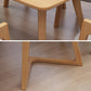 Fixed Wood Top Kitchen Table Set with 4 Legs Base Dining Table Sets for Dining Room Clearhalo 'Dining Room Sets' 'Dining Tables & Seating' 'dining_room_set' 'furn' 'furn_dining_room_set' 'Furniture' 'furniture_dining_room_set' 'Kitchen & Dining Furniture' 'kitchen&dining_furn' 'kitchen' 3485320