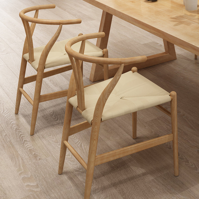 Contemporary Rectangle Shape Dining Set Solid Wood Top Dining Table Furniture for Dining Room Clearhalo 'Dining Room Sets' 'Dining Tables & Seating' 'dining_room_set' 'furn' 'furn_dining_room_set' 'Furniture' 'furniture_dining_room_set' 'Kitchen & Dining Furniture' 'kitchen&dining_furn' 'kitchen' 3485373