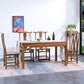 Traditional Style Solid Wood Dining Set with Walnut Fixed Table and 4 Legs Base for Home Use Clearhalo 'Dining Room Sets' 'Dining Tables & Seating' 'dining_room_set' 'furn' 'furn_dining_room_set' 'Furniture' 'furniture_dining_room_set' 'Kitchen & Dining Furniture' 'kitchen&dining_furn' 'kitchen' 3485543