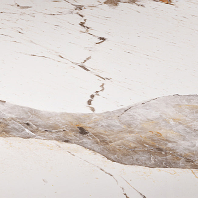 Modern Sintered Stone Table Set of 5/7 with Rectangle Table Dining Set with Fabric Leather Chairs Clearhalo 'Dining Room Sets' 'Dining Tables & Seating' 'dining_room_set' 'furn' 'furn_dining_room_set' 'Furniture' 'furniture_dining_room_set' 'Kitchen & Dining Furniture' 'kitchen&dining_furn' 'kitchen' 3485678