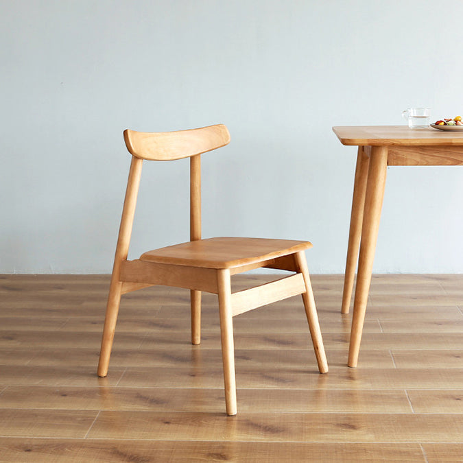 Minimalist Standard Khaki Dining Set Rectangle Shape Solid Wood Dining Set with 4 Legs Base Clearhalo 'Dining Room Sets' 'Dining Tables & Seating' 'dining_room_set' 'furn' 'furn_dining_room_set' 'Furniture' 'furniture_dining_room_set' 'Kitchen & Dining Furniture' 'kitchen&dining_furn' 'kitchen' 3485768