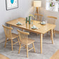 Minimalist Khaki Standard Dining Set Solid Wood Rectangle Shape Dining Set with 4 Legs Table Clearhalo 'Dining Room Sets' 'Dining Tables & Seating' 'dining_room_set' 'furn' 'furn_dining_room_set' 'Furniture' 'furniture_dining_room_set' 'Kitchen & Dining Furniture' 'kitchen&dining_furn' 'kitchen' 3485824