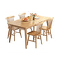 Minimalist Khaki Standard Dining Set Solid Wood Rectangle Shape Dining Set with 4 Legs Table Clearhalo 'Dining Room Sets' 'Dining Tables & Seating' 'dining_room_set' 'furn' 'furn_dining_room_set' 'Furniture' 'furniture_dining_room_set' 'Kitchen & Dining Furniture' 'kitchen&dining_furn' 'kitchen' 3485826