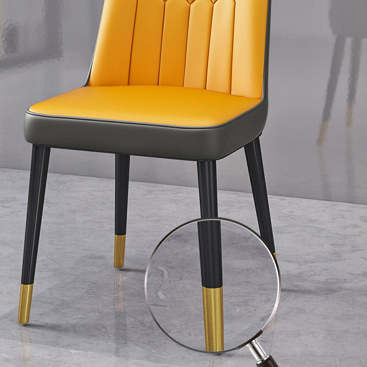 Modern Fixed Sintered Stone Dining Room Table with 4 Metallic Legs Kitchen Dining Set Clearhalo 'Dining Room Sets' 'Dining Tables & Seating' 'dining_room_set' 'furn' 'furn_dining_room_set' 'Furniture' 'furniture_dining_room_set' 'Kitchen & Dining Furniture' 'kitchen&dining_furn' 'kitchen' 3485904