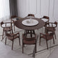 Traditional Standard Sintered Stone Top Dining Room Set of Round Shape for Kitchen Table Set Clearhalo 'Dining Room Sets' 'Dining Tables & Seating' 'dining_room_set' 'furn' 'furn_dining_room_set' 'Furniture' 'furniture_dining_room_set' 'Kitchen & Dining Furniture' 'kitchen&dining_furn' 'kitchen' 3485937