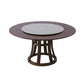Traditional Standard Sintered Stone Top Dining Room Set of Round Shape for Kitchen Table Set Clearhalo 'Dining Room Sets' 'Dining Tables & Seating' 'dining_room_set' 'furn' 'furn_dining_room_set' 'Furniture' 'furniture_dining_room_set' 'Kitchen & Dining Furniture' 'kitchen&dining_furn' 'kitchen' 3485940