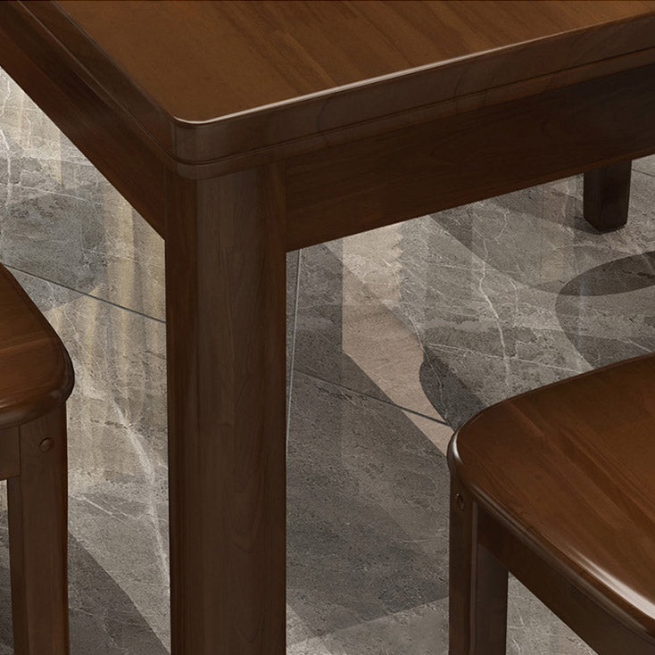 Traditional Standard Solid Wood Top Dining Room Set of Rectangle Shape for Kitchen Table Set Clearhalo 'Dining Room Sets' 'Dining Tables & Seating' 'dining_room_set' 'furn' 'furn_dining_room_set' 'Furniture' 'furniture_dining_room_set' 'Kitchen & Dining Furniture' 'kitchen&dining_furn' 'kitchen' 3485960