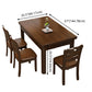 Traditional Standard Solid Wood Top Dining Room Set of Rectangle Shape for Kitchen Table Set Clearhalo 'Dining Room Sets' 'Dining Tables & Seating' 'dining_room_set' 'furn' 'furn_dining_room_set' 'Furniture' 'furniture_dining_room_set' 'Kitchen & Dining Furniture' 'kitchen&dining_furn' 'kitchen' 3485963