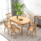 Modern Solid Wood Round Dining Room Set Space-Saving Design Dining Table Furniture Clearhalo 'Dining Room Sets' 'Dining Tables & Seating' 'dining_room_set' 'furn' 'furn_dining_room_set' 'Furniture' 'furniture_dining_room_set' 'Kitchen & Dining Furniture' 'kitchen&dining_furn' 'kitchen' 3485983