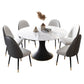 Modern Foldable Sintered Stone Dining Room Set with Black Base Dining Furniture for Home Use Clearhalo 'Dining Room Sets' 'Dining Tables & Seating' 'dining_room_set' 'furn' 'furn_dining_room_set' 'Furniture' 'furniture_dining_room_set' 'Kitchen & Dining Furniture' 'kitchen&dining_furn' 'kitchen' 3486096