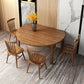 Modern Kitchen Wooden Dining Furniture Set with Round Table Formal Dining Room Table Set Clearhalo 'Dining Room Sets' 'Dining Tables & Seating' 'dining_room_set' 'furn' 'furn_dining_room_set' 'Furniture' 'furniture_dining_room_set' 'Kitchen & Dining Furniture' 'kitchen&dining_furn' 'kitchen' 3486135