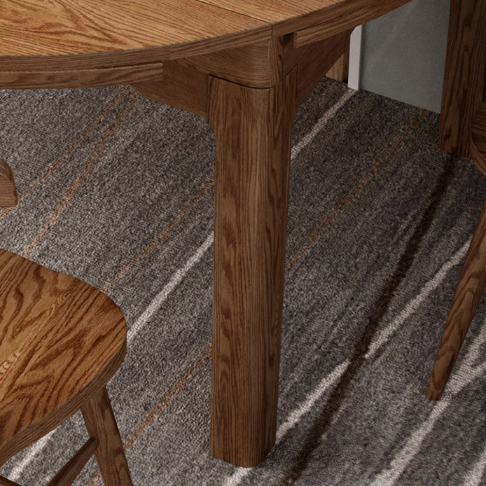 Modern Kitchen Wooden Dining Furniture Set with Round Table Formal Dining Room Table Set Clearhalo 'Dining Room Sets' 'Dining Tables & Seating' 'dining_room_set' 'furn' 'furn_dining_room_set' 'Furniture' 'furniture_dining_room_set' 'Kitchen & Dining Furniture' 'kitchen&dining_furn' 'kitchen' 3486140