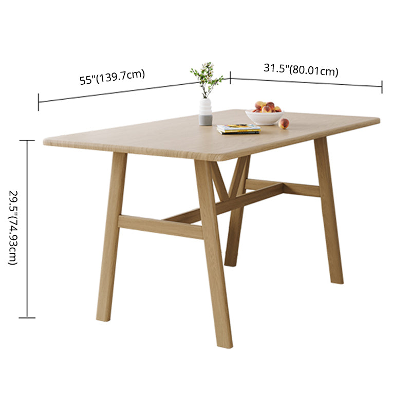 Rectangular Contemporary MDF Dining Room Set Dining Furniture Set with Metallic Base Clearhalo 'Dining Room Sets' 'Dining Tables & Seating' 'dining_room_set' 'furn' 'furn_dining_room_set' 'Furniture' 'furniture_dining_room_set' 'Kitchen & Dining Furniture' 'kitchen&dining_furn' 'kitchen' 3490956