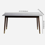 Modern Sintered Stone Dining Room Set with Rectangle Table Home Use Dining Table Furniture Clearhalo 'Dining Room Sets' 'Dining Tables & Seating' 'dining_room_set' 'furn' 'furn_dining_room_set' 'Furniture' 'furniture_dining_room_set' 'Kitchen & Dining Furniture' 'kitchen&dining_furn' 'kitchen' 3490990