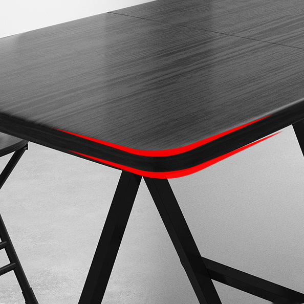 Modern Wooden Dining Room Set with Rectangle Table Space-Saving Design Dining Table Furniture Clearhalo 'Dining Room Sets' 'Dining Tables & Seating' 'dining_room_set' 'furn' 'furn_dining_room_set' 'Furniture' 'furniture_dining_room_set' 'Kitchen & Dining Furniture' 'kitchen&dining_furn' 'kitchen' 3490996