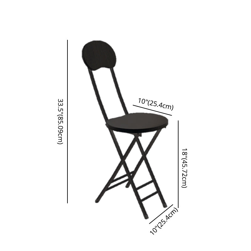 Modern Wooden Dining Room Set with Round Table Space-Saving Design Home Use Dining Table Furniture Clearhalo 'Dining Room Sets' 'Dining Tables & Seating' 'dining_room_set' 'furn' 'furn_dining_room_set' 'Furniture' 'furniture_dining_room_set' 'Kitchen & Dining Furniture' 'kitchen&dining_furn' 'kitchen' 3491023