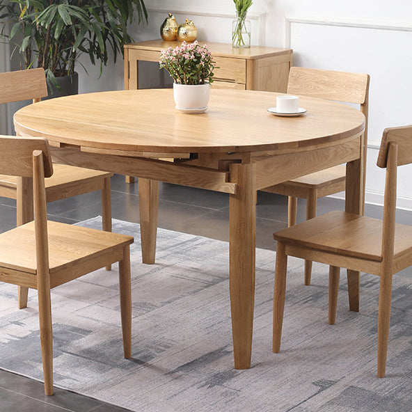 Minimalist Wooden Dining Set Standard Height with 4 Legs Base Dining Room Set for Home Use Clearhalo 'Dining Room Sets' 'Dining Tables & Seating' 'dining_room_set' 'furn' 'furn_dining_room_set' 'Furniture' 'furniture_dining_room_set' 'Kitchen & Dining Furniture' 'kitchen&dining_furn' 'kitchen' 3491065