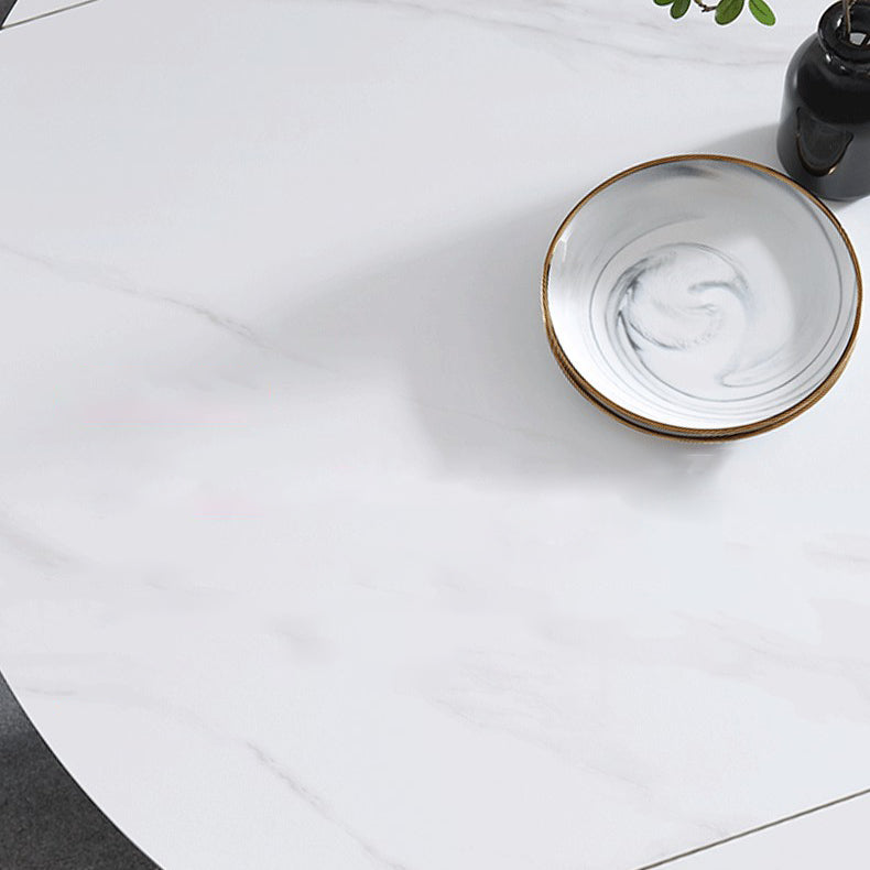 Modern Kitchen Folding Dining Furniture Set with Round Table Formal Dining Room Table Set Clearhalo 'Dining Room Sets' 'Dining Tables & Seating' 'dining_room_set' 'furn' 'furn_dining_room_set' 'Furniture' 'furniture_dining_room_set' 'Kitchen & Dining Furniture' 'kitchen&dining_furn' 'kitchen' 3491141