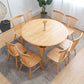 Modern Wooden Foldable Furniture Standard Height Formal Dining Room Table Set for Home Use 9 Piece Set Clearhalo 'Dining Room Sets' 'Dining Tables & Seating' 'dining_room_set' 'furn' 'furn_dining_room_set' 'Furniture' 'furniture_dining_room_set' 'Kitchen & Dining Furniture' 'kitchen&dining_furn' 'kitchen' 3491150