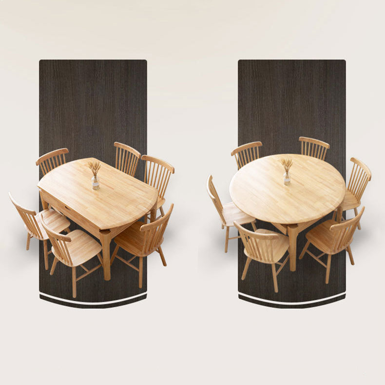 Modern Wooden Foldable Furniture Standard Height Formal Dining Room Table Set for Home Use Clearhalo 'Dining Room Sets' 'Dining Tables & Seating' 'dining_room_set' 'furn' 'furn_dining_room_set' 'Furniture' 'furniture_dining_room_set' 'Kitchen & Dining Furniture' 'kitchen&dining_furn' 'kitchen' 3491161