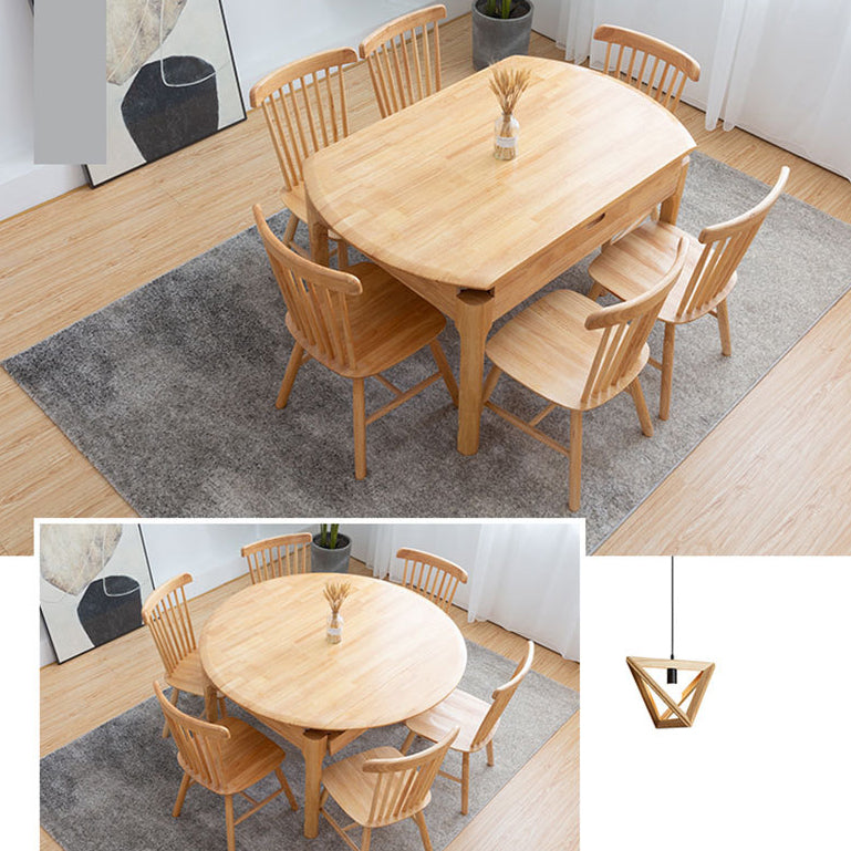 Modern Wooden Foldable Furniture Standard Height Formal Dining Room Table Set for Home Use Clearhalo 'Dining Room Sets' 'Dining Tables & Seating' 'dining_room_set' 'furn' 'furn_dining_room_set' 'Furniture' 'furniture_dining_room_set' 'Kitchen & Dining Furniture' 'kitchen&dining_furn' 'kitchen' 3491162