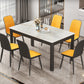 Modern Sintered Stone Dinette Set with Rectangle Table Dining Room Furniture for Dining Room Clearhalo 'Dining Room Sets' 'Dining Tables & Seating' 'dining_room_set' 'furn' 'furn_dining_room_set' 'Furniture' 'furniture_dining_room_set' 'Kitchen & Dining Furniture' 'kitchen&dining_furn' 'kitchen' 3491230