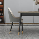 Rectangle Contemporary Style Dining Room Set Sintered Stone Dining Furniture Set with 4 Legs Table Clearhalo 'Dining Room Sets' 'Dining Tables & Seating' 'dining_room_set' 'furn' 'furn_dining_room_set' 'Furniture' 'furniture_dining_room_set' 'Kitchen & Dining Furniture' 'kitchen&dining_furn' 'kitchen' 3491324