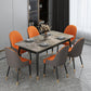 Rectangle Contemporary Style Dining Room Set Sintered Stone Dining Furniture Set with 4 Legs Table Clearhalo 'Dining Room Sets' 'Dining Tables & Seating' 'dining_room_set' 'furn' 'furn_dining_room_set' 'Furniture' 'furniture_dining_room_set' 'Kitchen & Dining Furniture' 'kitchen&dining_furn' 'kitchen' 3491331