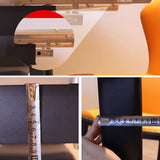 Contemporary Style Sintered Stone Dining Table with Grey Fixed Table and 4 Black Legs Base Clearhalo 'Dining Room Sets' 'Dining Tables & Seating' 'dining_room_set' 'furn' 'furn_dining_room_set' 'Furniture' 'furniture_dining_room_set' 'Kitchen & Dining Furniture' 'kitchen&dining_furn' 'kitchen' 3491385