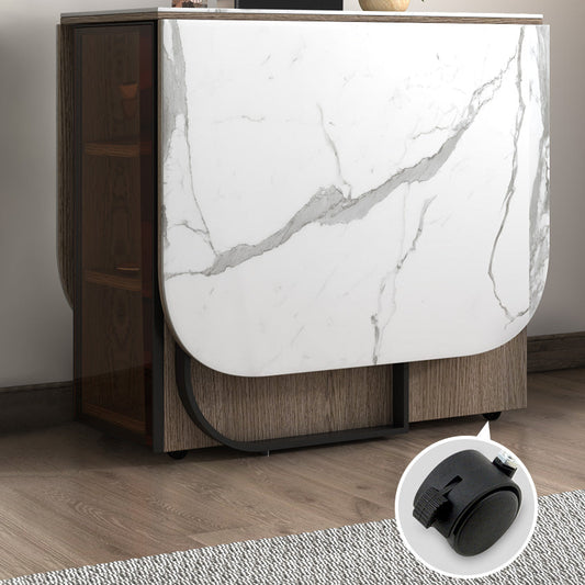 Modern Style Traditional Height Dining Set with Drop Leaf Table and Trestle Base Clearhalo 'Dining Room Sets' 'Dining Tables & Seating' 'dining_room_set' 'Furniture' 'furniture_dining_room_set' 'Kitchen & Dining Furniture' 'kitchen&dining_furn' 'kitchen' 3491520