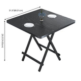 Modern Style Traditional Height Dining Set with Folding Table and Chairs Clearhalo 'Dining Room Sets' 'Dining Tables & Seating' 'dining_room_set' 'furn' 'furn_dining_room_set' 'Furniture' 'furniture_dining_room_set' 'Kitchen & Dining Furniture' 'kitchen&dining_furn' 'kitchen' 3491537