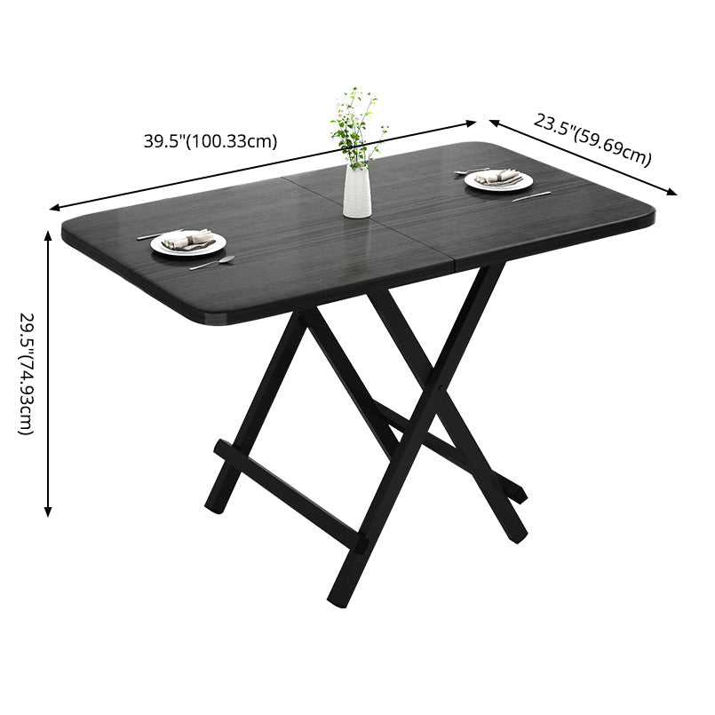 Modern Style Traditional Height Dining Set with Folding Table and Chairs Clearhalo 'Dining Room Sets' 'Dining Tables & Seating' 'dining_room_set' 'furn' 'furn_dining_room_set' 'Furniture' 'furniture_dining_room_set' 'Kitchen & Dining Furniture' 'kitchen&dining_furn' 'kitchen' 3491538