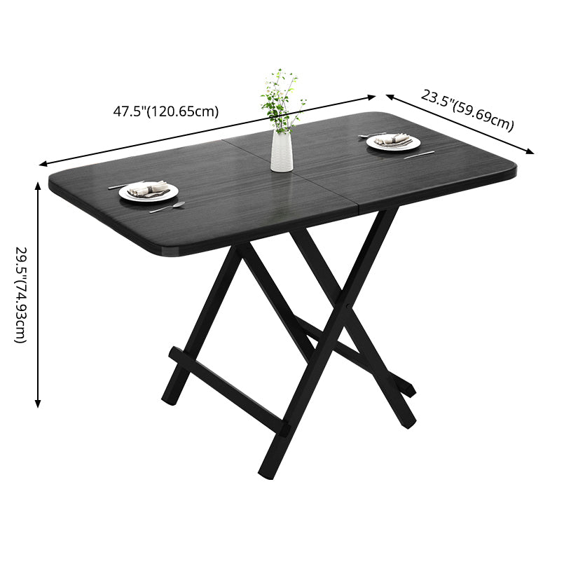 Modern Style Traditional Height Dining Set with Folding Table and Chairs Clearhalo 'Dining Room Sets' 'Dining Tables & Seating' 'dining_room_set' 'furn' 'furn_dining_room_set' 'Furniture' 'furniture_dining_room_set' 'Kitchen & Dining Furniture' 'kitchen&dining_furn' 'kitchen' 3491539