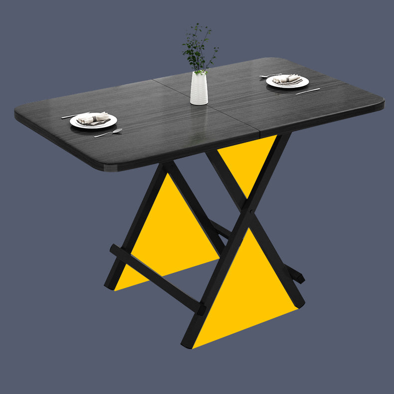 Modern Style Traditional Height Dining Set with Folding Table and Chairs Clearhalo 'Dining Room Sets' 'Dining Tables & Seating' 'dining_room_set' 'furn' 'furn_dining_room_set' 'Furniture' 'furniture_dining_room_set' 'Kitchen & Dining Furniture' 'kitchen&dining_furn' 'kitchen' 3491542