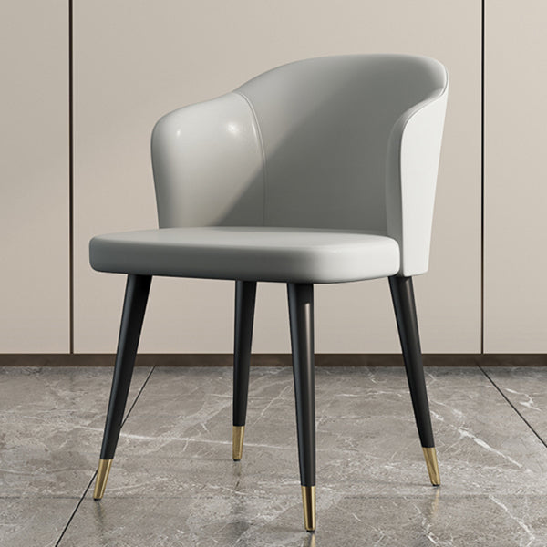 Minimalist Style Dining Set with Rectangle Shape Table and Upholstered Chairs Clearhalo 'Dining Room Sets' 'Dining Tables & Seating' 'dining_room_set' 'furn' 'furn_dining_room_set' 'Furniture' 'furniture_dining_room_set' 'Kitchen & Dining Furniture' 'kitchen&dining_furn' 'kitchen' 3491597