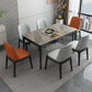 Dining Table Sets Contemporary with Sintered Stone Table and Cushion Chairs 7 Piece Set Clearhalo 'Dining Room Sets' 'Dining Tables & Seating' 'dining_room_set' 'furn' 'furn_dining_room_set' 'Furniture' 'furniture_dining_room_set' 'Kitchen & Dining Furniture' 'kitchen&dining_furn' 'kitchen' 3491611