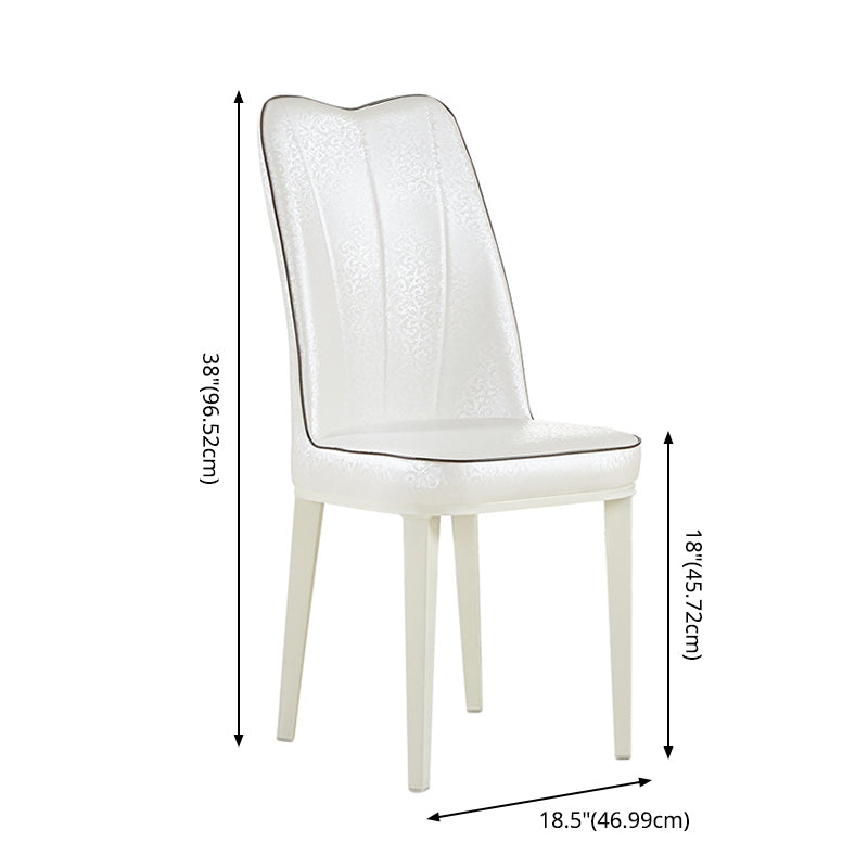 Dining Room Set Contemporary with Tempered Glass Dining Table and Cushion Chairs Clearhalo 'Dining Room Sets' 'Dining Tables & Seating' 'dining_room_set' 'furn' 'furn_dining_room_set' 'Furniture' 'furniture_dining_room_set' 'Kitchen & Dining Furniture' 'kitchen&dining_furn' 'kitchen' 3491631