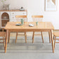 Modern Wood Dining Table Set of 5/7 with Rectangle Table Dining Set with Winsor Chairs Clearhalo 'Dining Room Sets' 'Dining Tables & Seating' 'dining_room_set' 'furn' 'furn_dining_room_set' 'Furniture' 'furniture_dining_room_set' 'Kitchen & Dining Furniture' 'kitchen&dining_furn' 'kitchen' 3491663