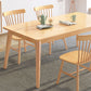 Modern Wood Dining Table Set of 5/7 with Rectangle Table Dining Set with Winsor Chairs Clearhalo 'Dining Room Sets' 'Dining Tables & Seating' 'dining_room_set' 'furn' 'furn_dining_room_set' 'Furniture' 'furniture_dining_room_set' 'Kitchen & Dining Furniture' 'kitchen&dining_furn' 'kitchen' 3491665