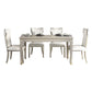 Modern Golden Wood Table Set of 5/7 with Rectangle Table Dining Set with Leather Chairs Clearhalo 'Dining Room Sets' 'Dining Tables & Seating' 'dining_room_set' 'furn' 'furn_dining_room_set' 'Furniture' 'furniture_dining_room_set' 'Kitchen & Dining Furniture' 'kitchen&dining_furn' 'kitchen' 3491679