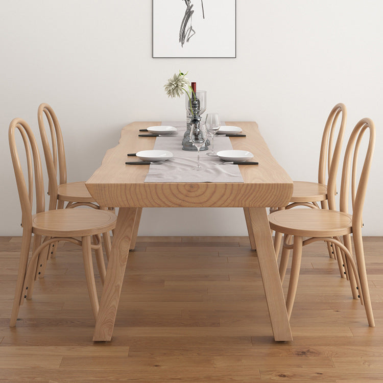 Modern Wooden Table Set of 5 with Rectangle Table Dining Set with Solna Chairs Clearhalo 'Dining Room Sets' 'Dining Tables & Seating' 'dining_room_set' 'furn' 'furn_dining_room_set' 'Furniture' 'furniture_dining_room_set' 'Kitchen & Dining Furniture' 'kitchen&dining_furn' 'kitchen' 3491714