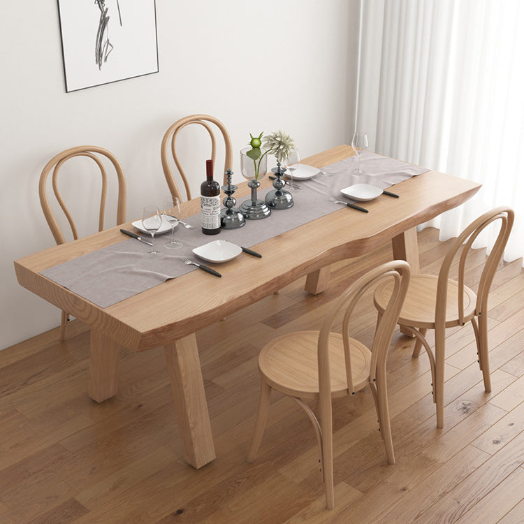 Modern Wooden Table Set of 5 with Rectangle Table Dining Set with Solna Chairs Clearhalo 'Dining Room Sets' 'Dining Tables & Seating' 'dining_room_set' 'furn' 'furn_dining_room_set' 'Furniture' 'furniture_dining_room_set' 'Kitchen & Dining Furniture' 'kitchen&dining_furn' 'kitchen' 3491716